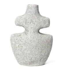Ferm Living Yara kandelaar medium, Grijze Puimsteen< Kandelaars