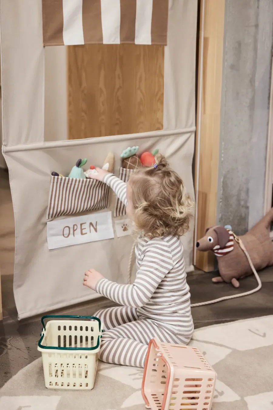 OYOY Yummi mini winkel 78x190 cm, Multi< Kinderkamer Interieuraccessoires|Kinderkamer Interieuraccessoires