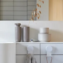 Zone Denmark Zone Suii tandenborstelbeker 14 cm, Taupe< Tandenborstelhouders